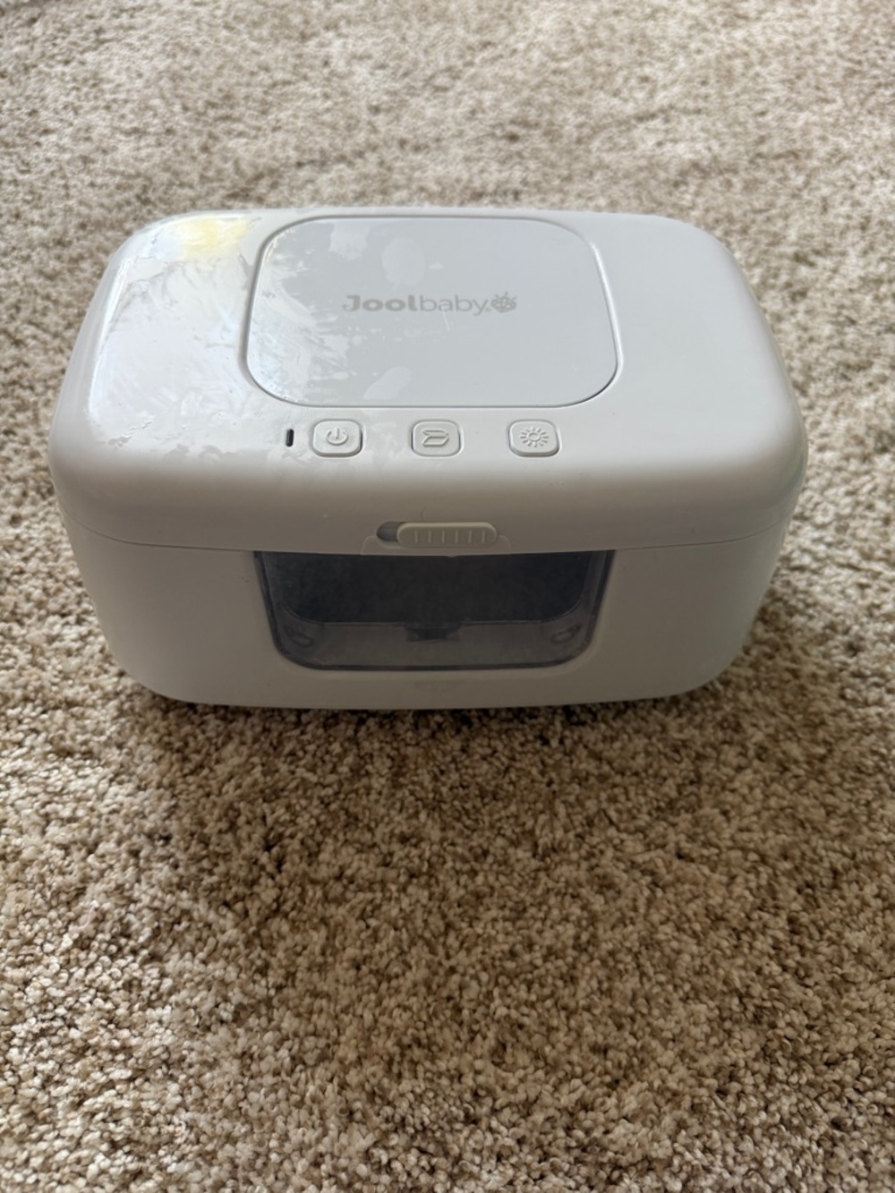 White Baby Wipe Warmer - Gentle Warmth for Sensitive Skin